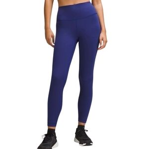 Lululemon | Women's Blue Zone In Tight High Waist Compression Leggings (Size 6)
